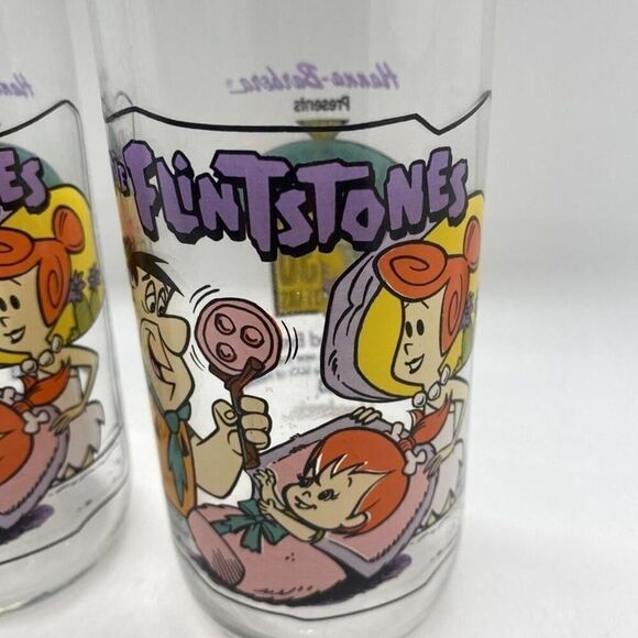 The Flintstones Glasses 1991 “The First 30 Years” - Picture 3 of 5